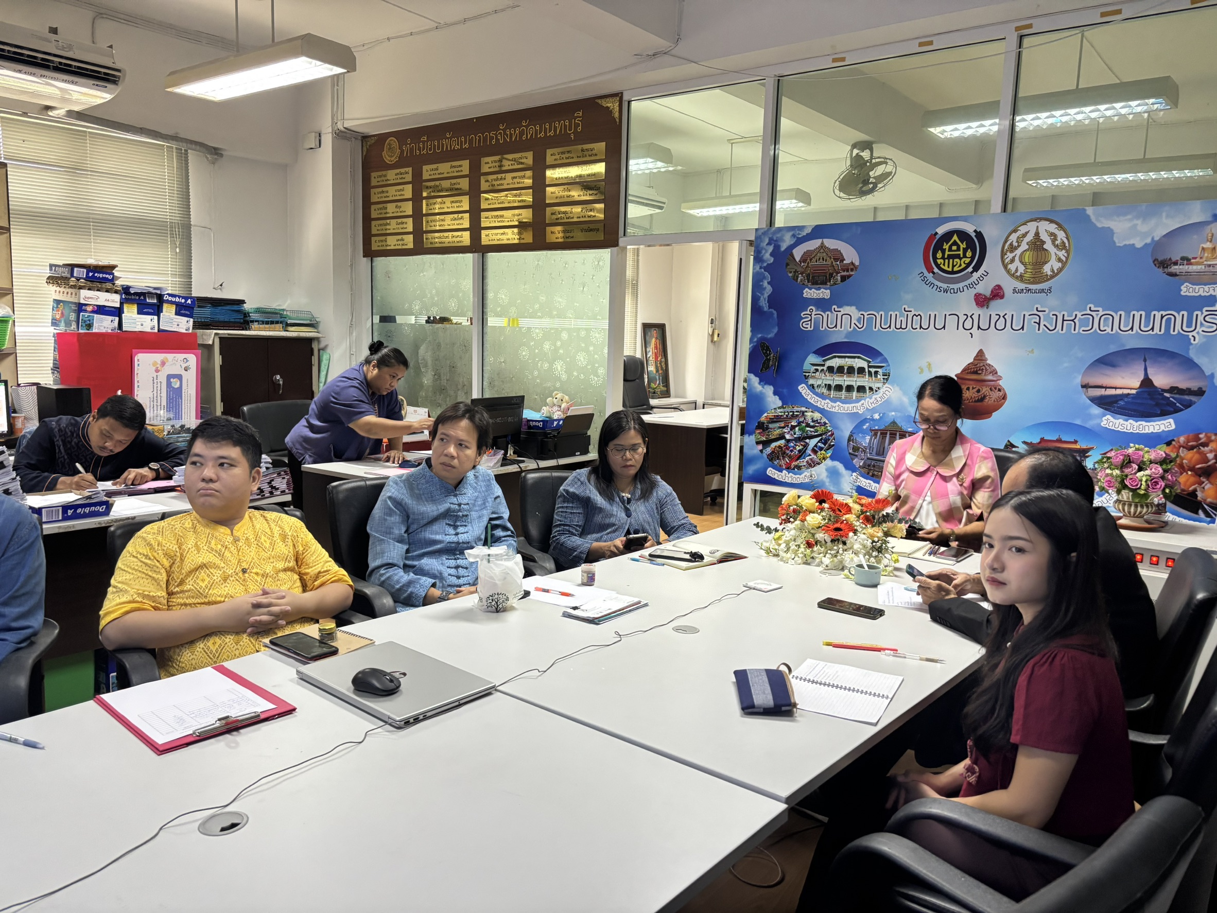 พช.นนทบุรีเข้าร่วมรับฟังโครงการถ่ายทอดองค์ความรู้การเป็นพี่เลี้ยงพัฒนากร