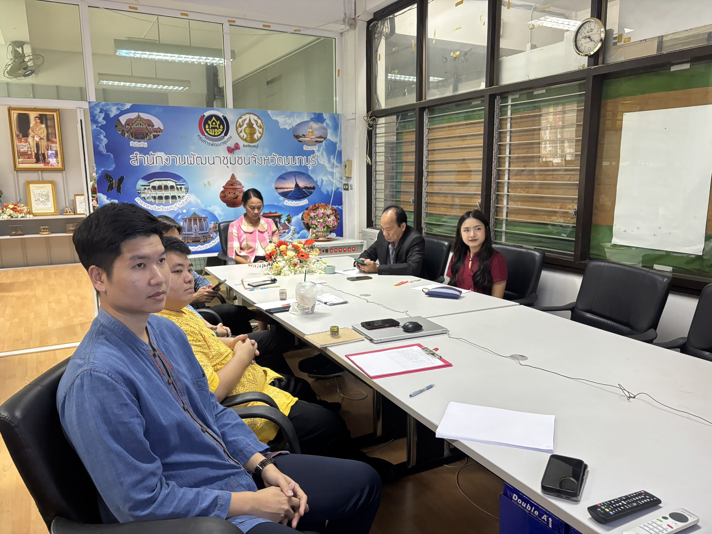 พช.นนทบุรีเข้าร่วมรับฟังโครงการถ่ายทอดองค์ความรู้การเป็นพี่เลี้ยงพัฒนากร