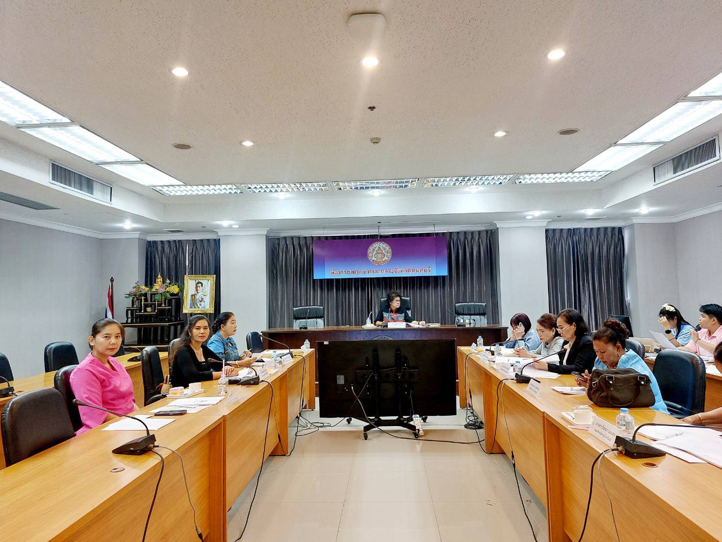 📢📢 พช.นนทบุรี จัดประชุมคณะทำงานขับเคลื่อนกองทุนพัฒนาบทบาทสตรีจังหวัดนนทบุรี ครั้งที่ 4/2568