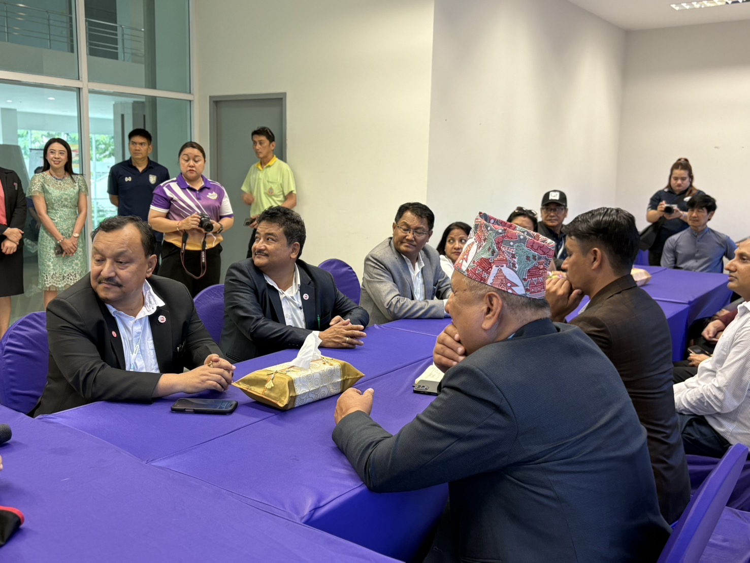 📣📣สพจ.นนท์ ร่วมต้อนรับคณะดูงานจากประเทศเนปาล ณ ศูนย์ OTOP จังหวัดนนทบุรี