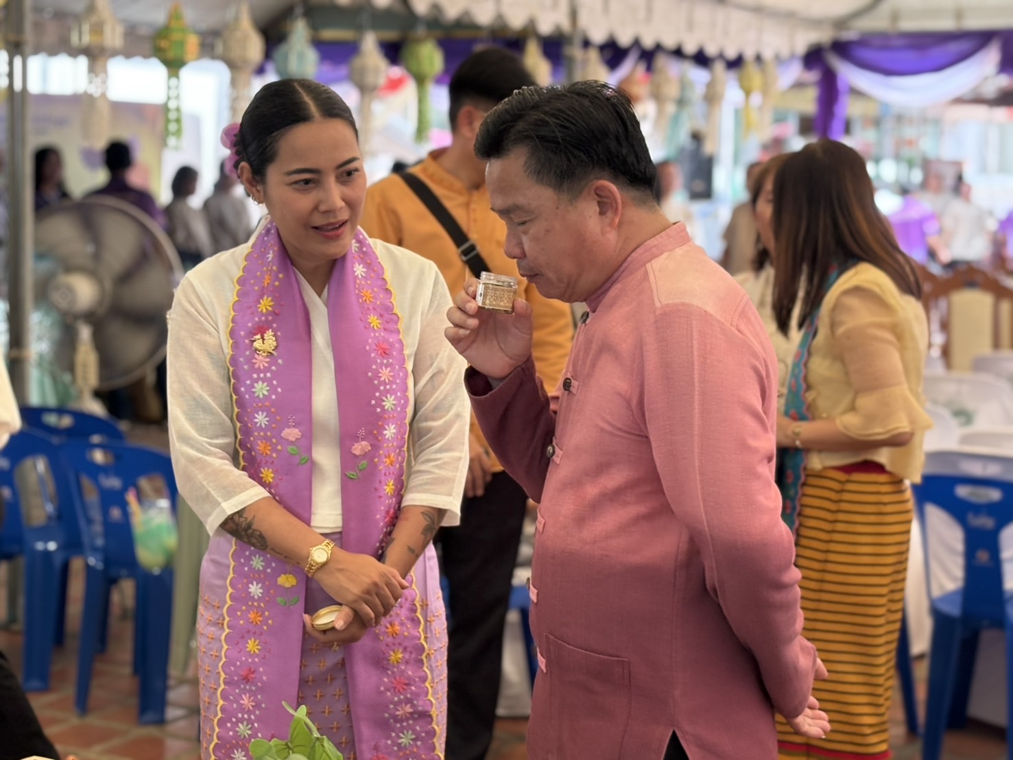 พช. นนท์ ร่วมพิธีเปิดโครงการ 1 อำเภอ 1 ลานสร้างสรรค์ จังหวัดนทบุรี ณ เกาะเกร็ด