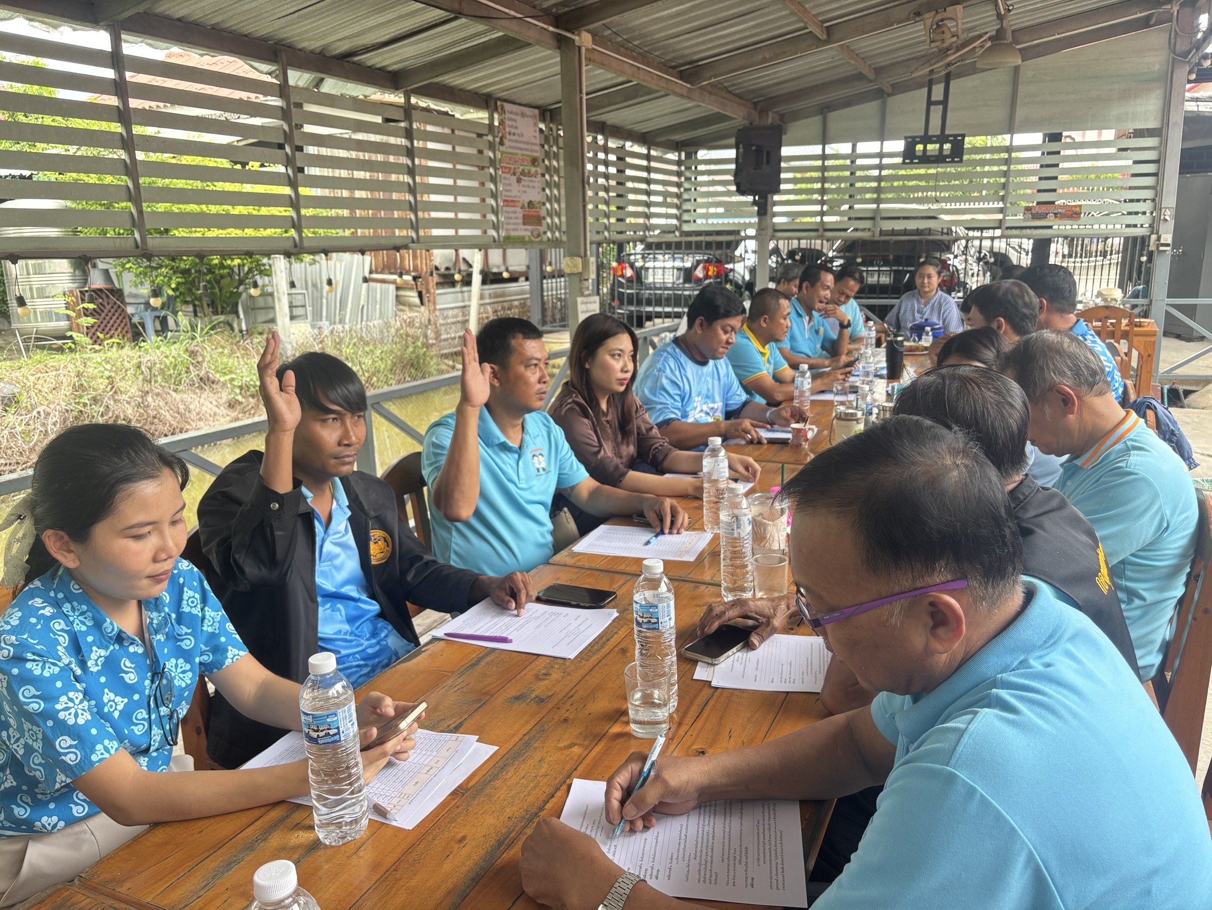 พช.นนทบุรี ร่วมกับเครือข่ายกองทุนเเม่ของแผ่นดินจังหวัดนนทบุรี จัดประชุมเครือข่ายกองทุนเเม่ของแผ่นดินจังหวัดนนทบุรี ครั้งที่ 4/2568