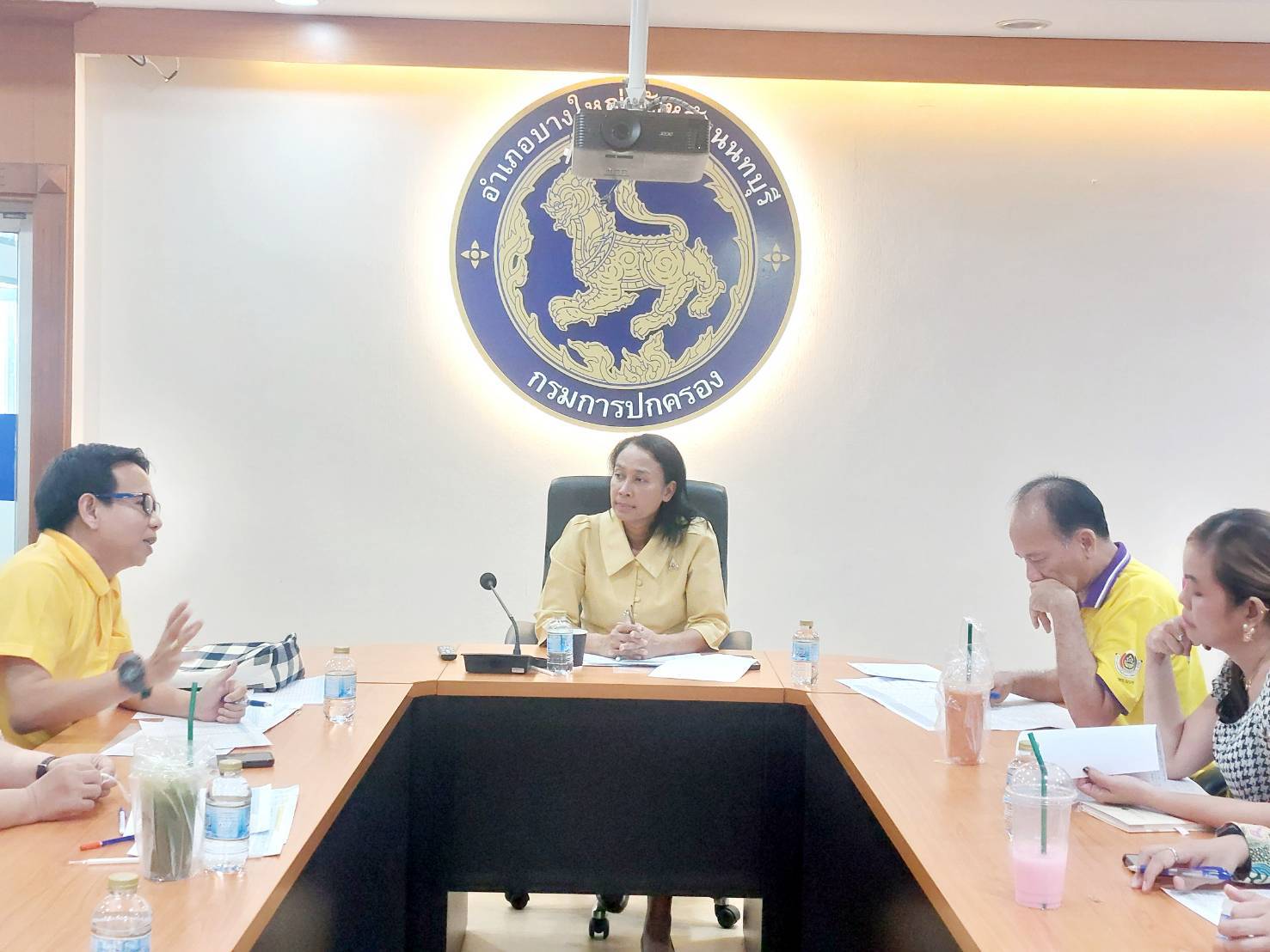 พช.นนทบุรี ลงพื้นที่ตรวจเยี่ยม และติดตามการดำเนินงานกองทุนพัฒนาบทบาทสตรีในระดับอำเภอ